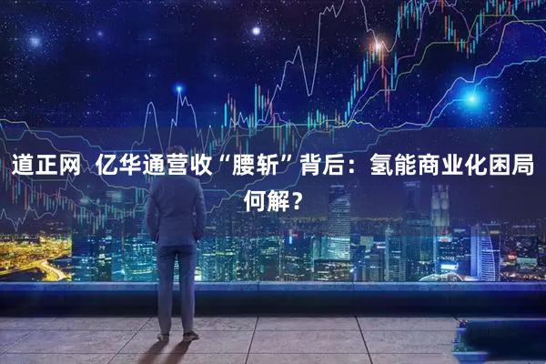 道正网  亿华通营收“腰斩”背后：氢能商业化困局何解？