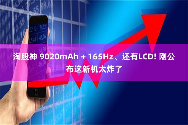淘股神 9020mAh + 165Hz、还有LCD! 刚公布这新机太炸了